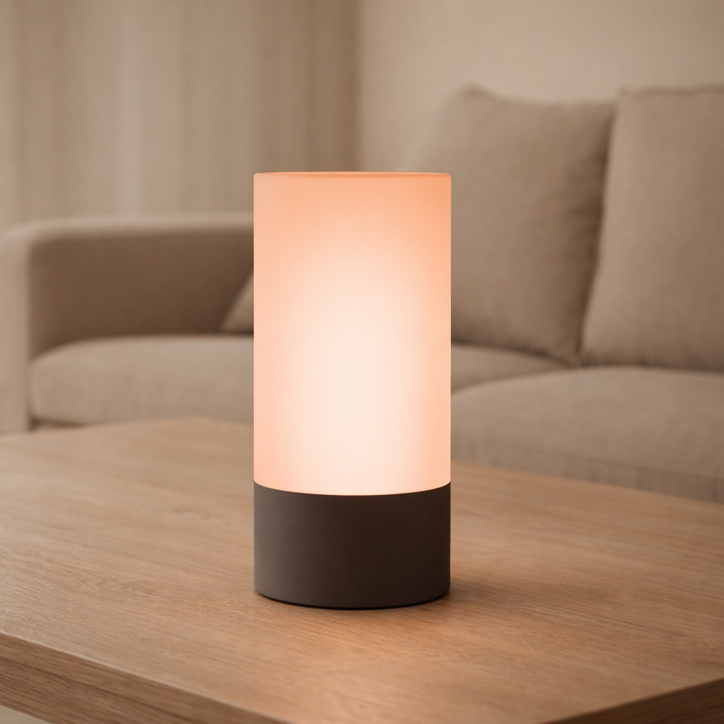 Bedside Lamp LED 5W 3000K Touch Dimmable Plastic Metal Indoor Lighting | Euroselle