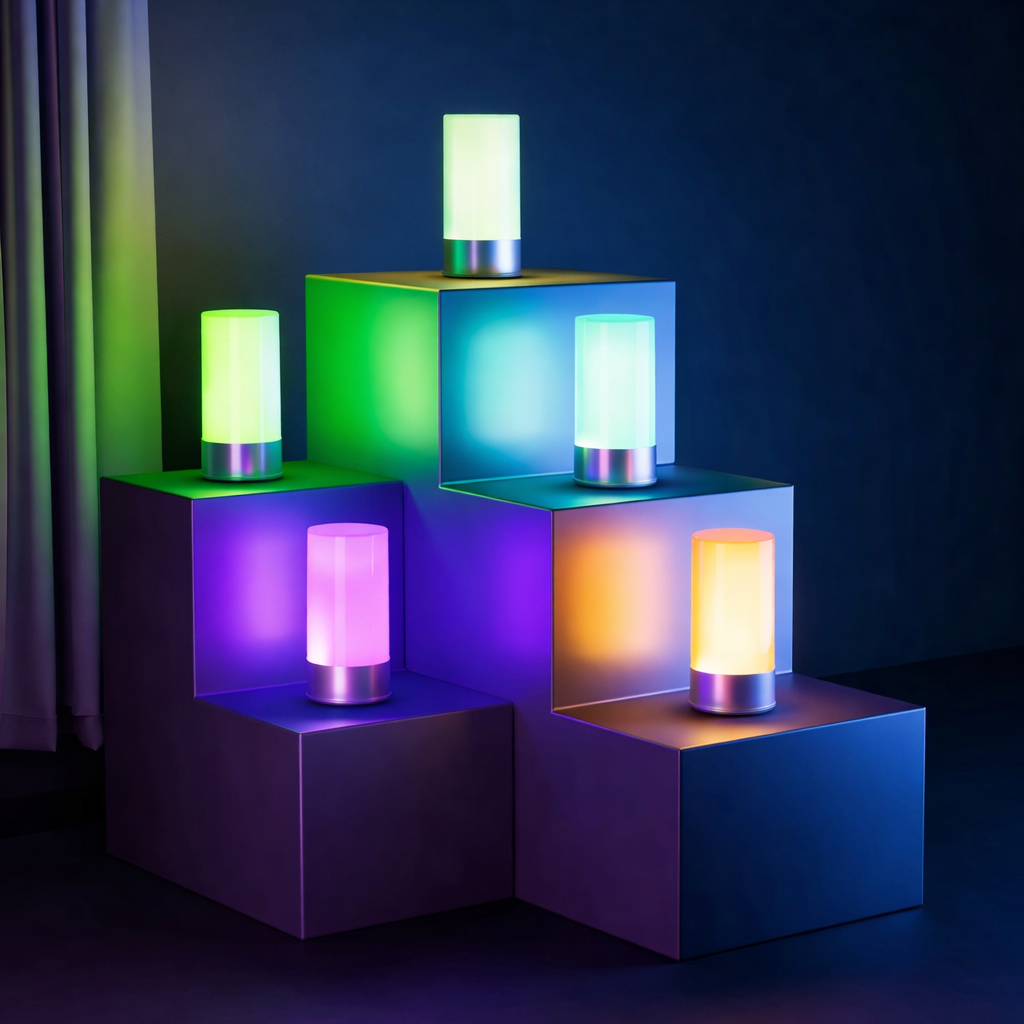 Bedside Lamp LED 5W 3000K Touch Dimmable Plastic Metal Indoor Lighting | Euroselle