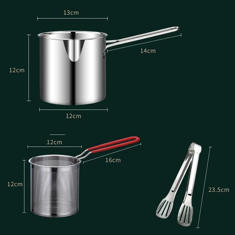 AeroChef Deep Fryer — Compact Design, Anti Scald Handle, Oil Saving