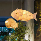 KaoriBeam | Asian-Style Wood Pendant Lamp