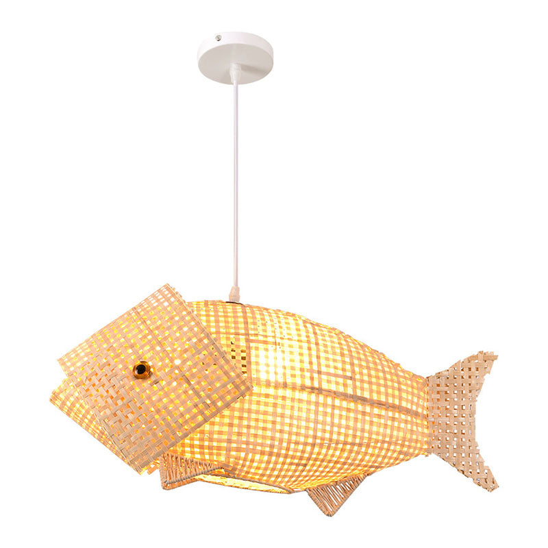 KaoriBeam | Asian-Style Wood Pendant Lamp