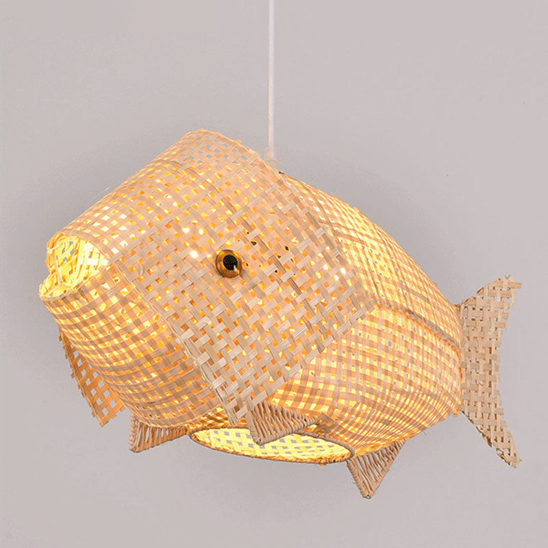 KaoriBeam | Asian-Style Wood Pendant Lamp