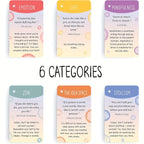 100 Mindful Prompt Cards for Self-Care & Stress Relief - Euroselle