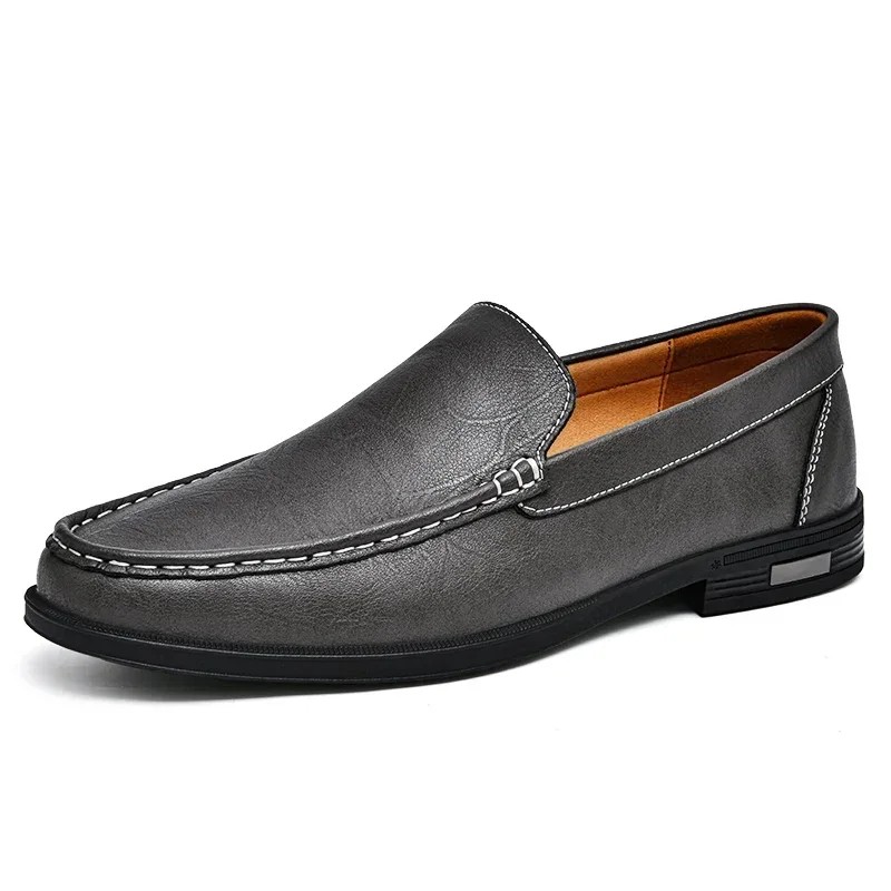 Elegante Slipper aus echtem Leder für Herren – handgefertigter italienischer Stil