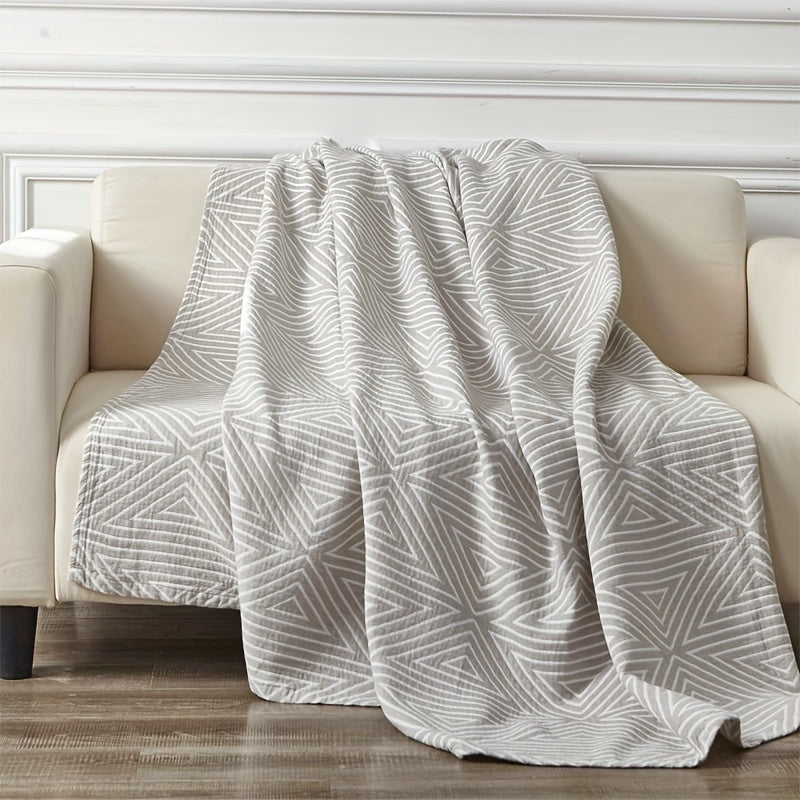 Breathable Multi-Layer Cotton Gauze Blanket for Summer Comfort - Euroselle