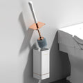 Moderne Badezimmer-Reinigungsbürste mit robustem Halter - Euroselle