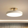 24-Inch Gold LED Round Acrylic Flush Mount Ceiling Light