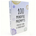 100 Mindful Prompt Cards for Self-Care & Stress Relief - Euroselle