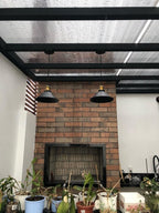 Rivelle Brass Cone Pendant Light