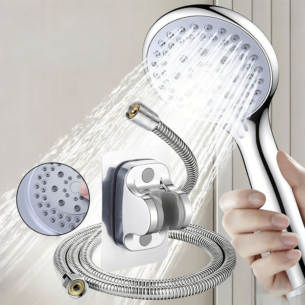 5-Mode High-Pressure Shower Head Set - Euroselle