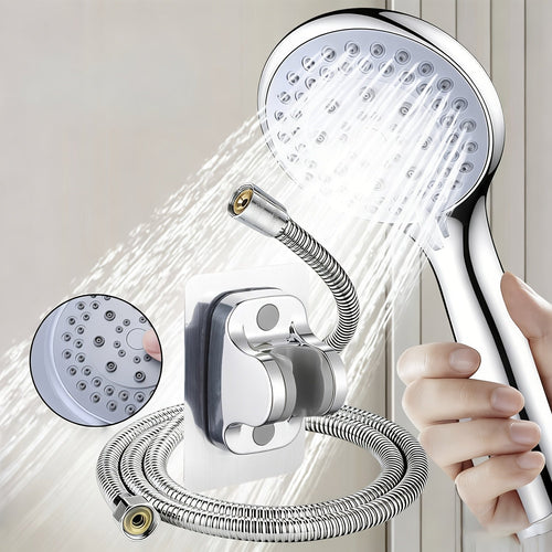 Ensemble pomme de douche haute pression à 5 modes - Euroselle
