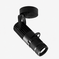 Verstellbarer LED-Deckenstrahler aus gebürstetem Aluminium in Nickel | Euroselle
