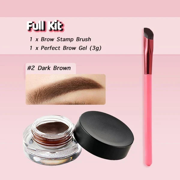 Brosse tampon pour sourcils à effet poil à poil — Sourcils naturels, effet microblading