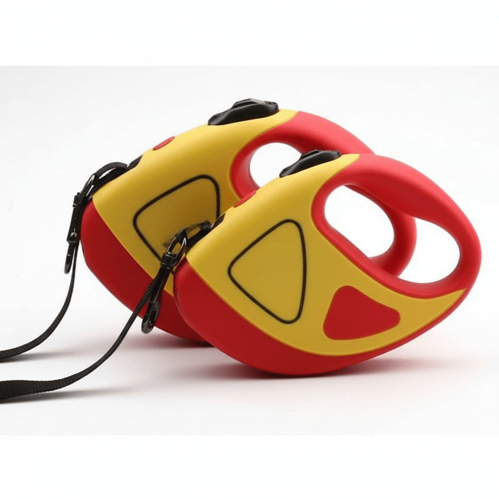 LuminaGrip Automatic Dog Leash — Built-In LED Light, Anti-Slip Handle