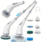 Rechargeable Electric Spin Scrubber with Detachable Handle - Euroselle