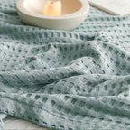 Waffle Weave Cotton Quilt Blanket - Euroselle