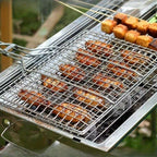 Large Capacity BBQ Basket for Even Outdoor Grilling Control - Euroselle