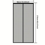 Magnetic Mosquito Mesh Door Curtain for Hands-Free Insect Protection - Euroselle
