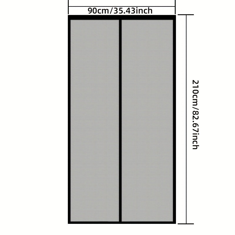 Magnetic Mosquito Mesh Door Curtain for Hands-Free Insect Protection - Euroselle
