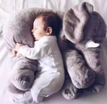Large Plush Elephant Cushion Toy for Babies and Toddlers
