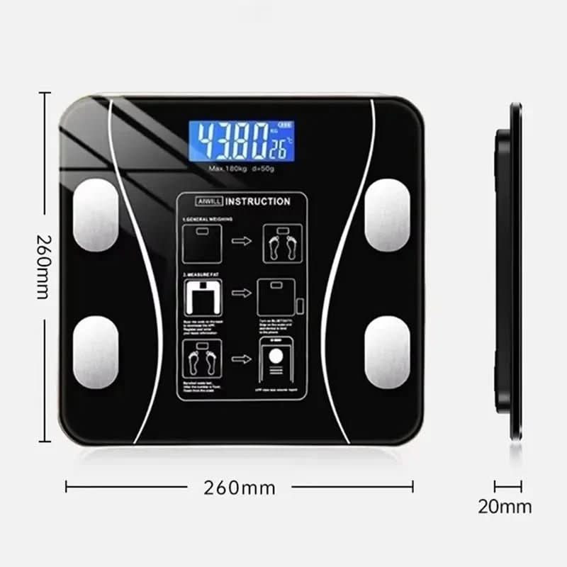 PulseScale Smart Scale — Connected Body Analysis, App Sync, Health Tracking Dashboard
