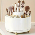 Plastic 360° Rotating Makeup Storage with 5 Sections - Euroselle
