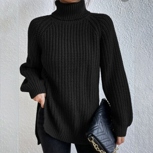 Pull Col Roulé "Séléné"