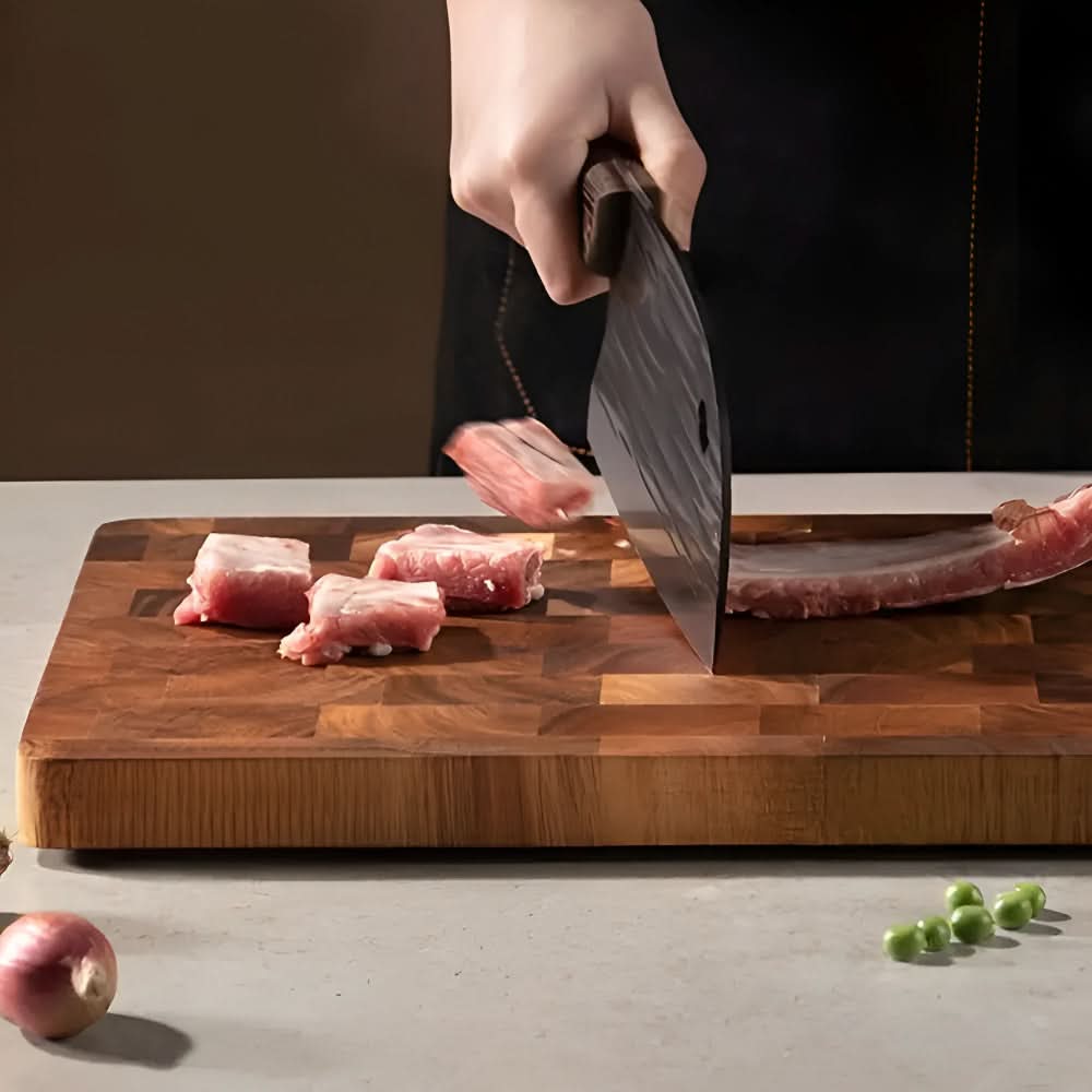 EverWood Acacia Wood Chopping Board — Antibacterial, Moisture Resistant Surface, Elegant and Durable