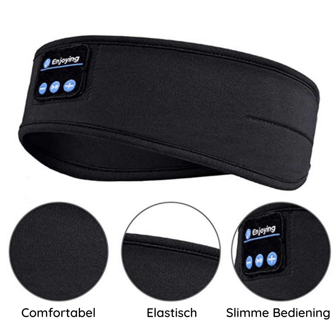 Spací maska LumaDream — vestavěná sluchátka Bluetooth, design zcela blokující světlo