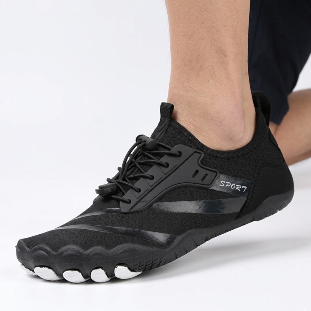 Zapatos de agua ligeros de malla — transpirables, de secado rápido y suela flexible