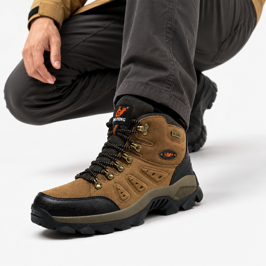 Zapatos ortopédicos impermeables para senderismo — Suela antideslizante para hombre y mujer