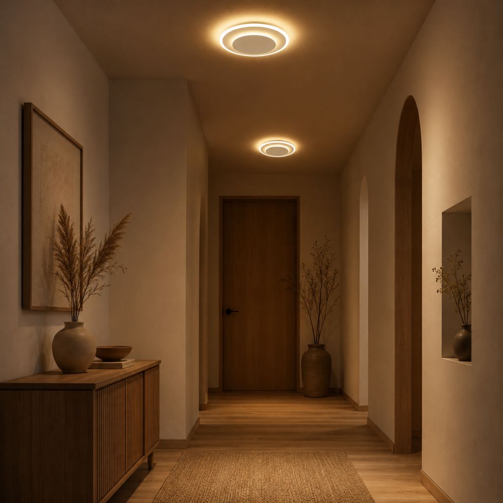 Κρεμαστό φωτιστικό LED Tulio — 50 × 24 × 24 cm σύγχρονος σχεδιασμός