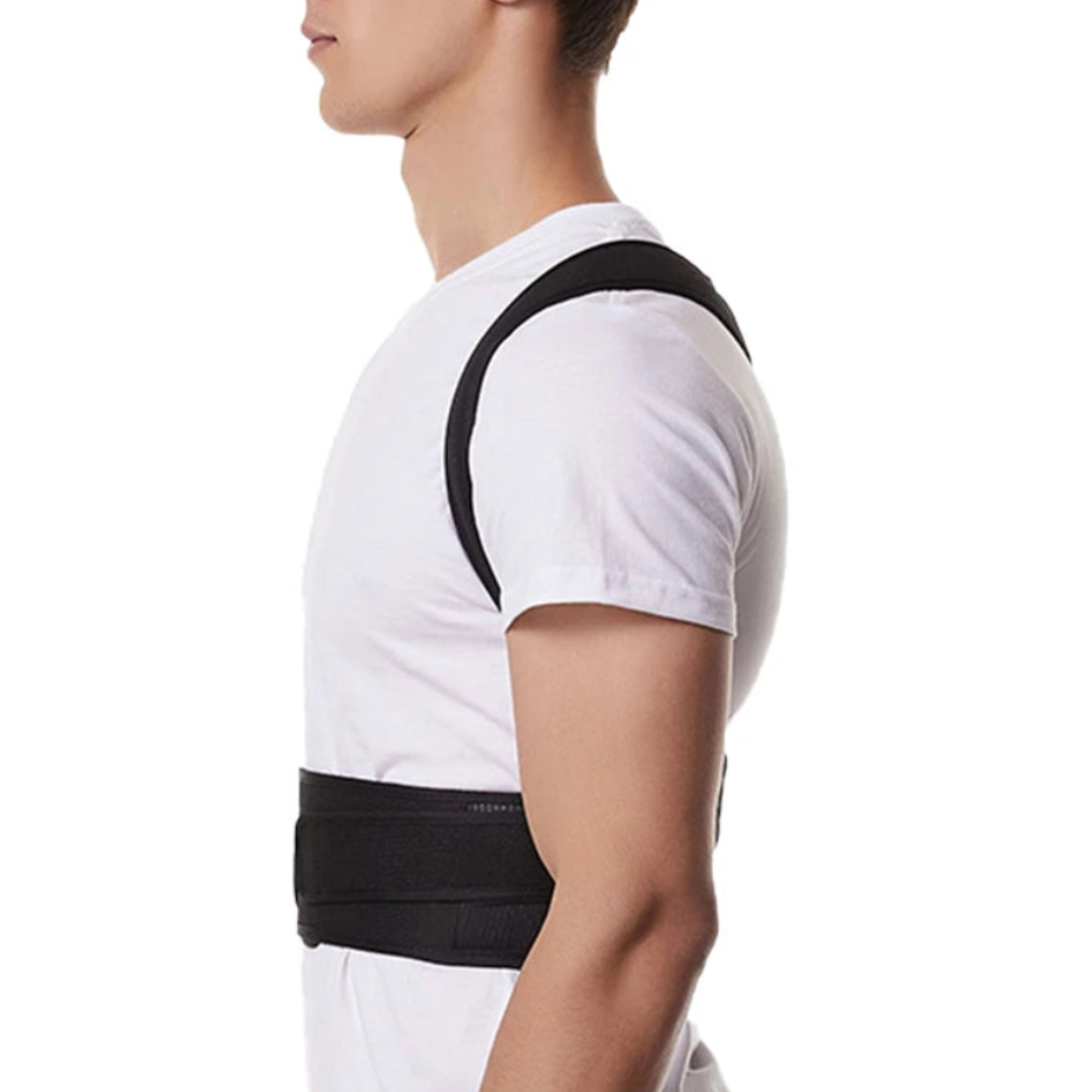 Adjustable Upper Back Posture Corrector — Breathable Mesh