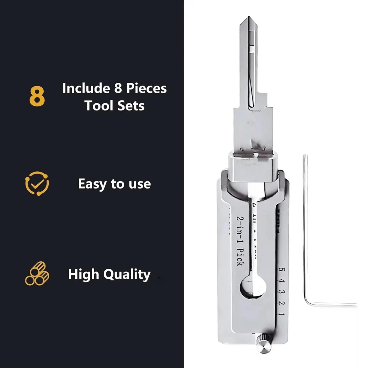 Set di utensili di precisione Apex in acciaio inossidabile — Resistente, per la riparazione di dispositivi elettronici e modellini