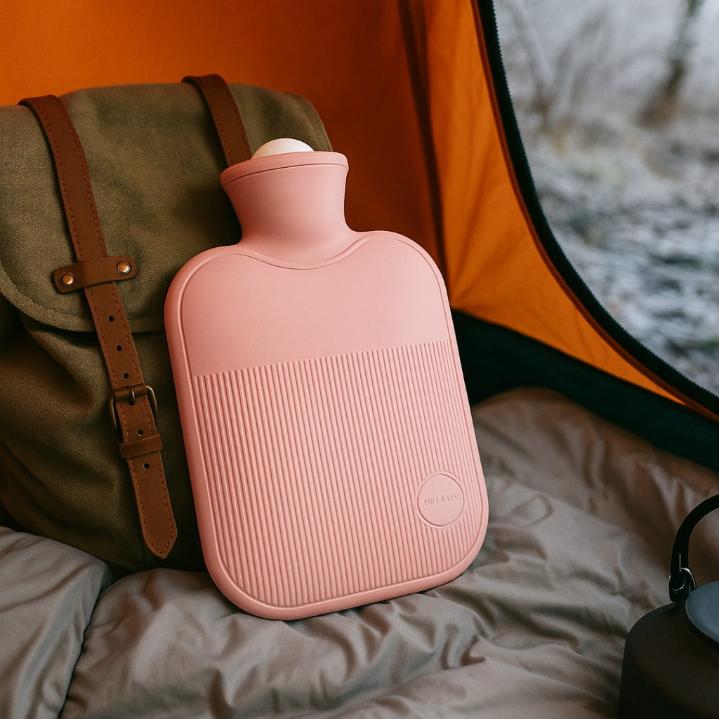 Termofor na gorącą wodę 68 oz — szczelny termofor z PVC, przenośne źródło ciepła