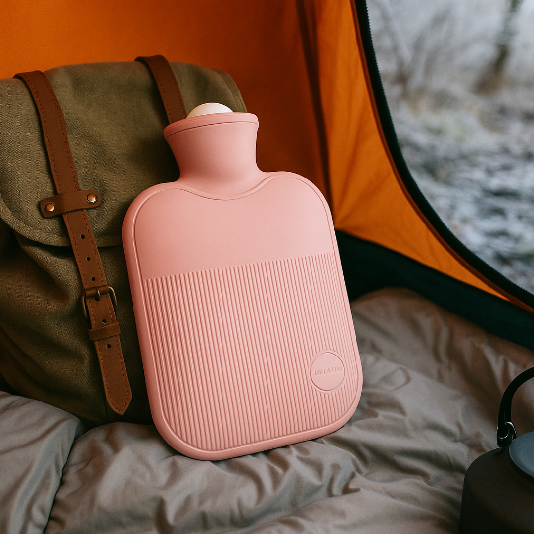 Termofor na gorącą wodę 68 oz — szczelny termofor z PVC, przenośne źródło ciepła