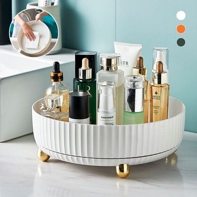 360 graders roterende organizer — drejelig base, fritstående design med hurtig adgang
