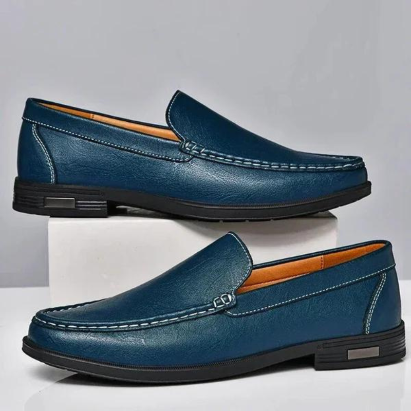 Elegante Slipper aus echtem Leder für Herren – handgefertigter italienischer Stil