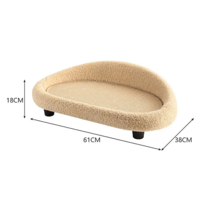 SilkPaw Sanctuary Cat Retreat — Stylish Design, Scratching Surface, Cozy Cushion