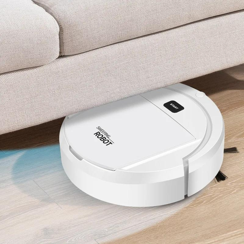 Cordless Self-Navigating Robot Vacuum, Mop & Sweeper — Slim 9-Inch