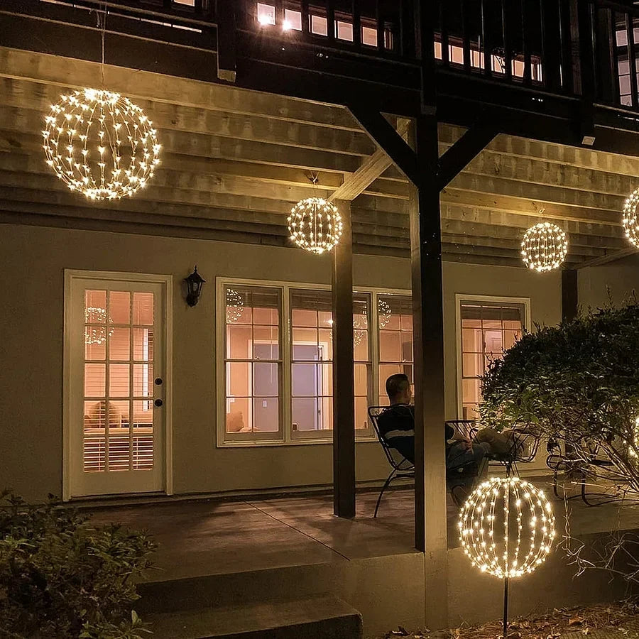 LED kulové světlo na baterie — bezdrátová svítící koule