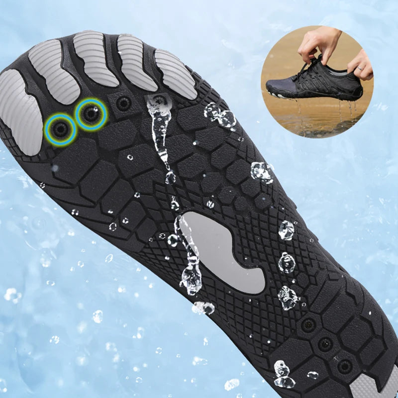 Zapatillas minimalistas ligeras estilo descalzo — puntera ancha, unisex