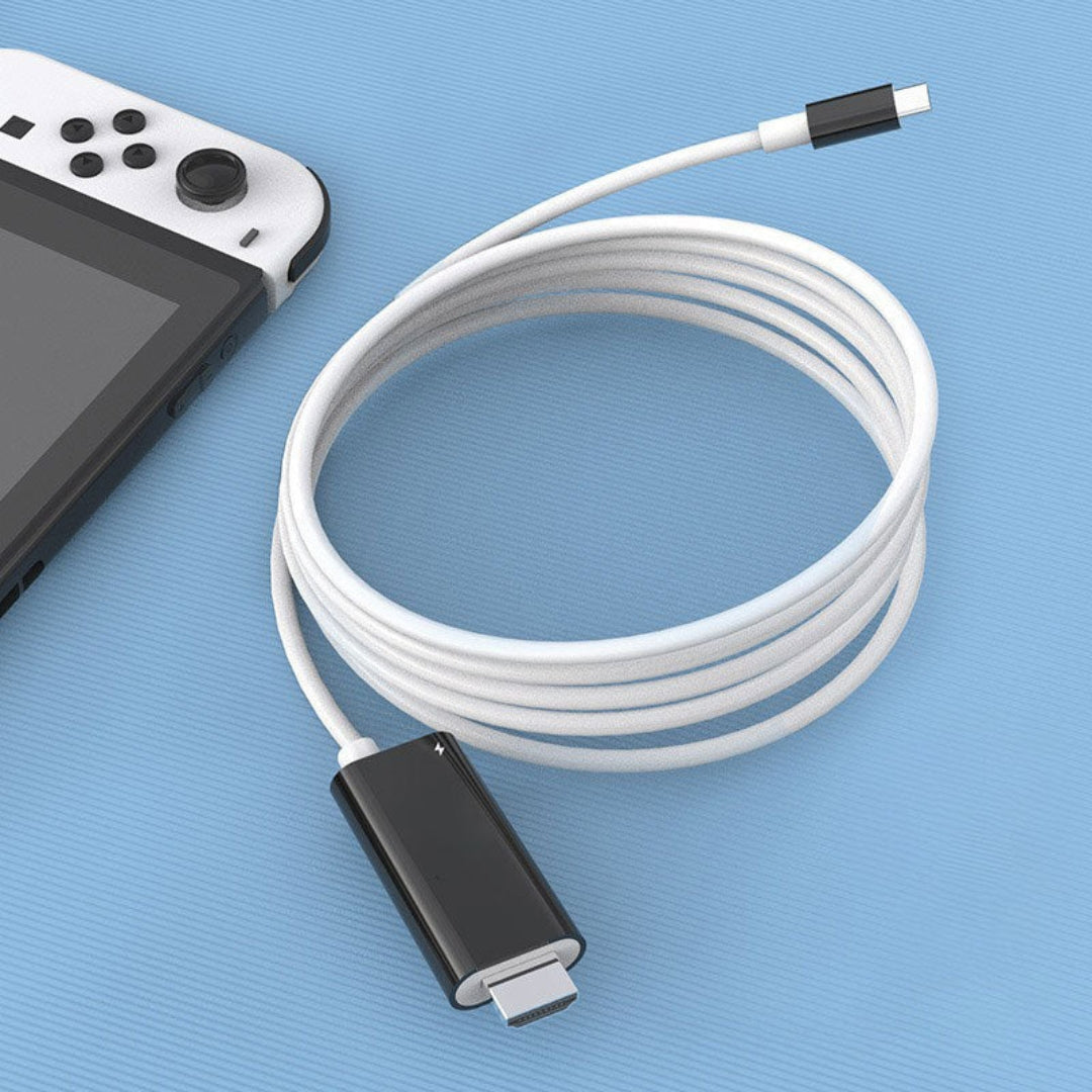 Adaptérový kabel USB-C na HDMI, 6.6 ft, rychlé nabíjení s funkcí Power Delivery