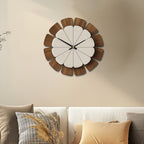 Decorative Silent Wooden Wall Clock - Euroselle