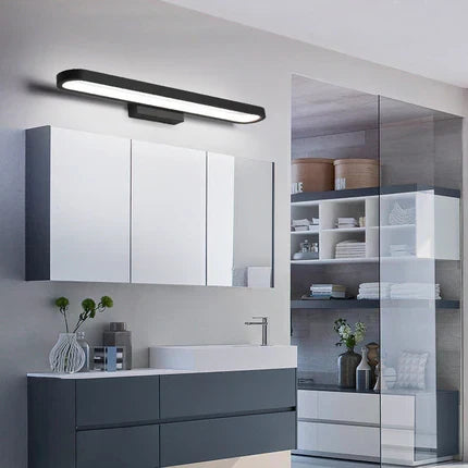 31-Inch lineaarinen LED-seinävalaisin peilin yläpuolelle, kahvinruskeaa alumiinia