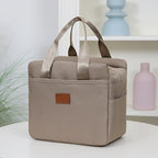 Square Zipper Lunch Box with Durable Aluminum Foil Lining - Euroselle