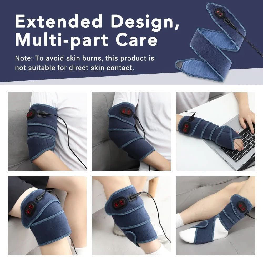 Coussin chauffant flexible CalmEase — Chaleur apaisante pour soulager les muscles