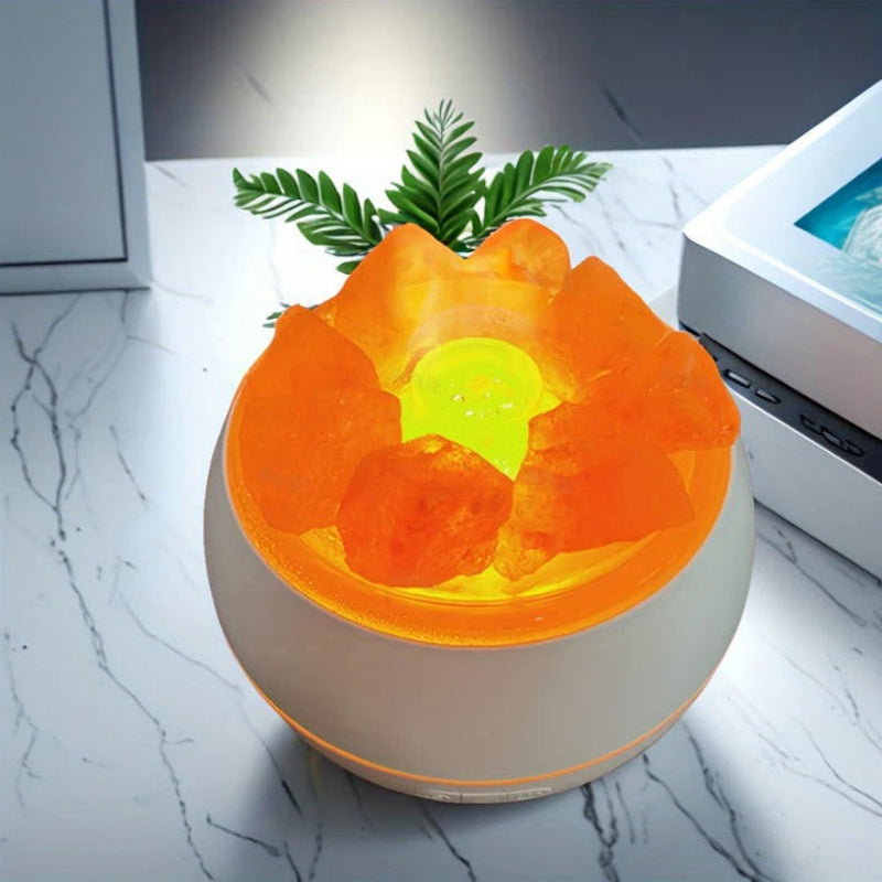Salzlampe Diffusor 3 in 1 USB Ultraschall, Luftreinigung & Aromatherapie | Euroselle