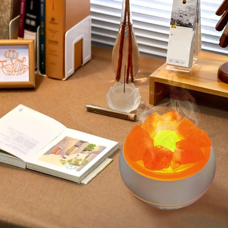 Salzlampe Diffusor 3 in 1 USB Ultraschall, Luftreinigung & Aromatherapie | Euroselle