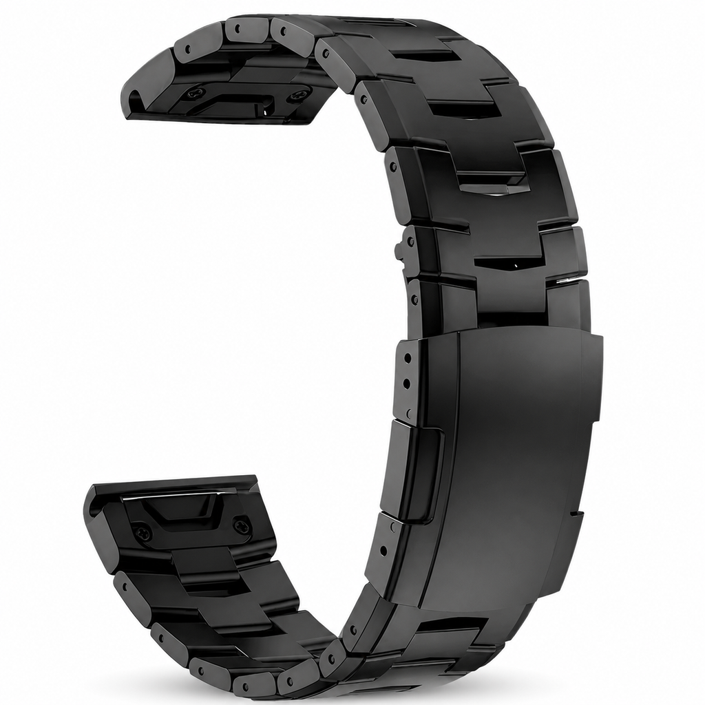 Garmin Fenix 9 Titanium Link Band — Tool-Free QuickFit, 22mm & 26mm
